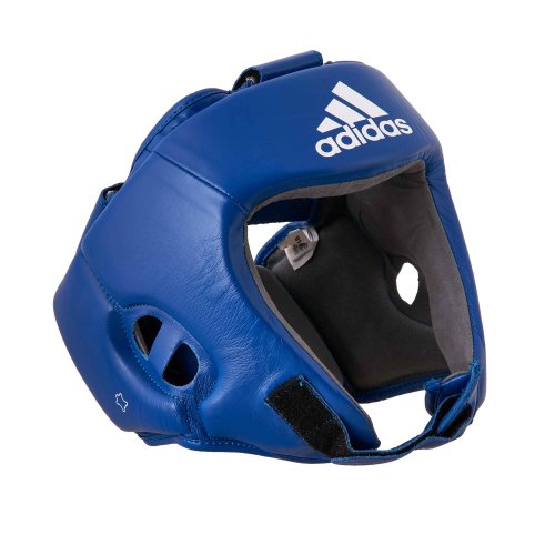 Adidas Wettkampf Kopfschutz AIBA Blau