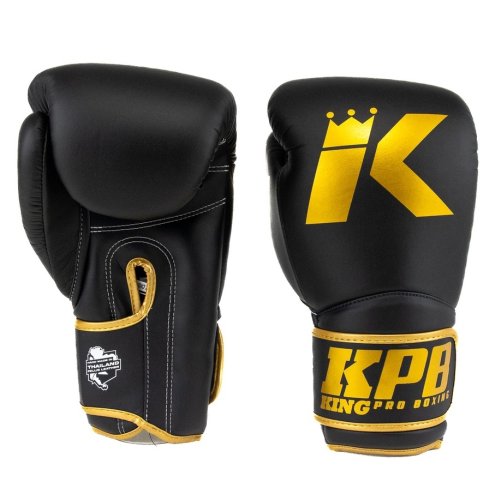Preview: King PB Boxhandschuhe BGK3 Schwarz/Gold