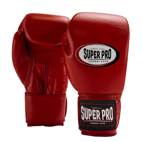 Super Pro Boxhandschuhe Thai-Pro Rot