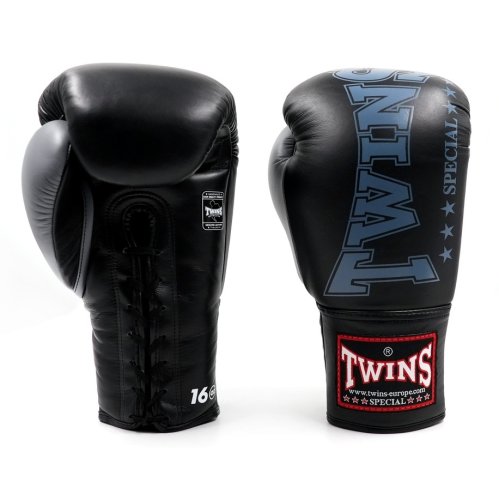 Preview: Twins Boxhandschuhe BGLL8 Laced Schwarz