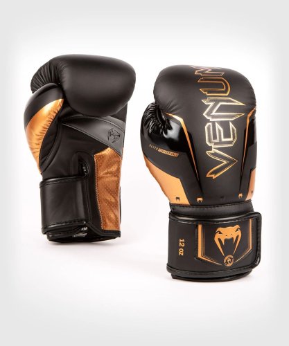 Venum Boxing Gloves Elite Evo - Black/Bronze