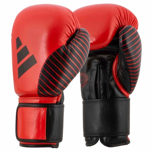Preview: Adidas Kickboxing Wettkampf Boxhandschuhe 10oz Rot/Schwarz