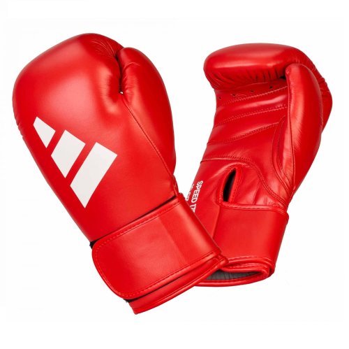Preview: Adidas Boxhandschuhe SPEED 175 Leder - Rot
