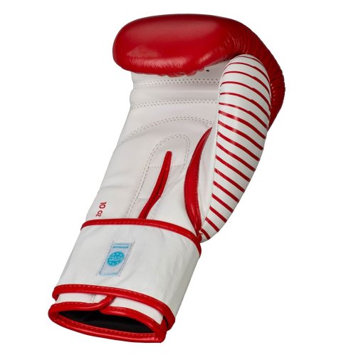 Preview: Adidas Kickboxing Wettkampf Boxhandschuhe 10oz Rot/Weiß