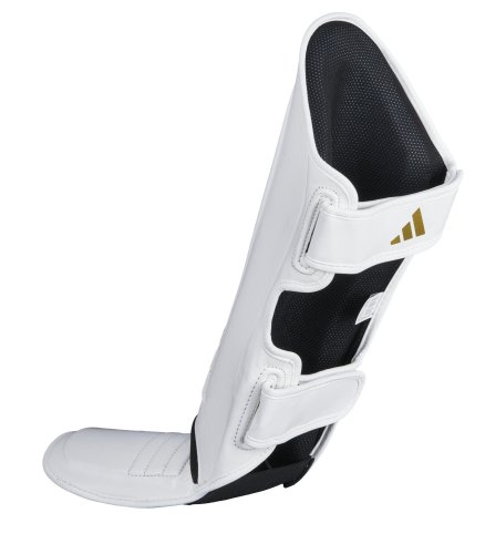 Preview: Adidas Schienbeinschoner Super Pro Weiß/Gold