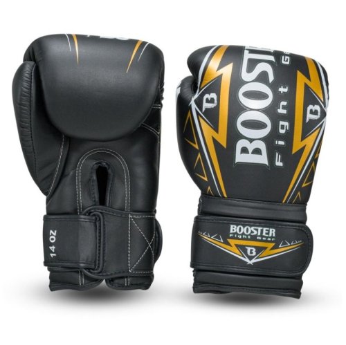 Preview: Booster Fightgear Boxhandschuhe BG War Schwarz/Gold