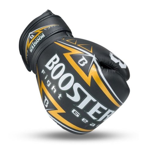 Preview: Booster Fightgear Boxhandschuhe BG War Schwarz/Gold