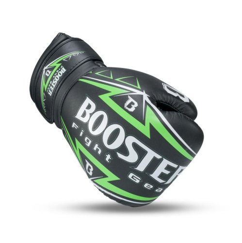 Preview: Booster Fightgear Boxhandschuhe BG War Schwarz/Grün
