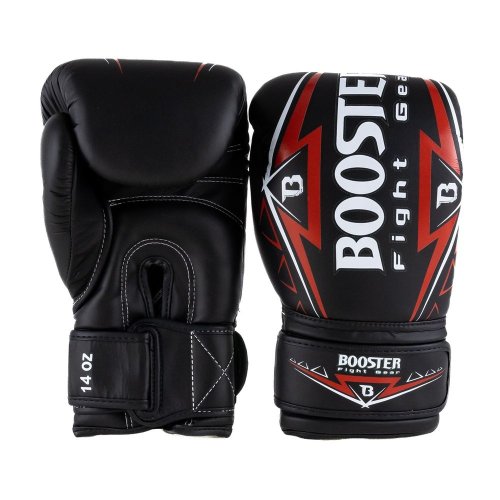 Preview: Booster Fightgear Boxhandschuhe BG War Schwarz/Rot