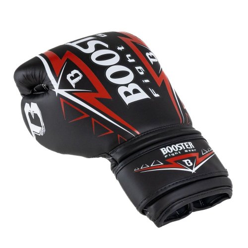 Preview: Booster Fightgear Boxhandschuhe BG War Schwarz/Rot