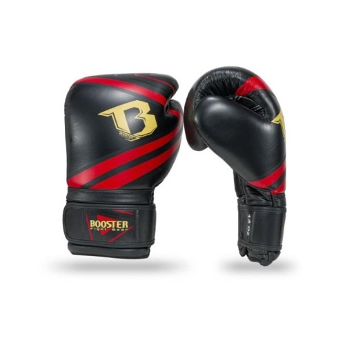 Preview: Booster Fightgear Boxhandschuhe BGL V10 Schwarz/Rot