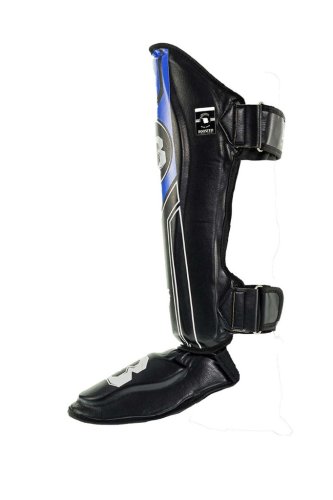Preview: Booster Fightgear Schienbeinschoner BSG V9 Schwarz/Blau