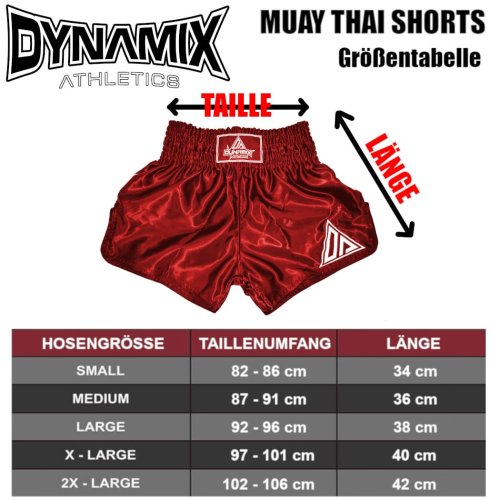 Preview: Dynamix Athletics Muay Thai Shorts Origin Royal Blau