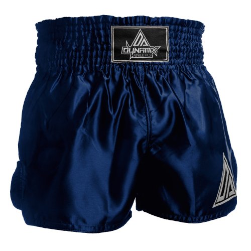 Preview: Dynamix Athletics Muay Thai Shorts Origin Navyblue/White