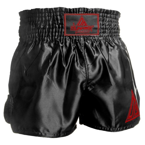 Preview: Dynamix Athletics Muay Thai Shorts Origin Schwarz/Rot