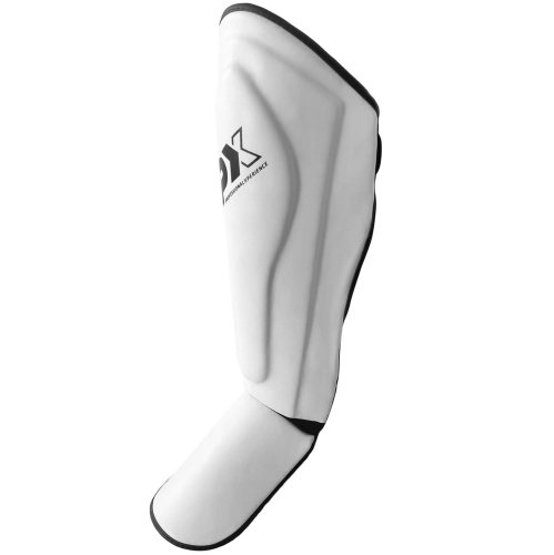 Preview: PX Schienbeinschoner FIGHT PRO 2 Weiß/Schwarz