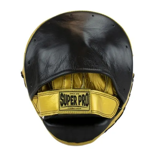 Super Pro Focus Pads Micro Mitts Black/Gold