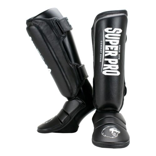 Preview: Super Pro Schienbeinschoner Protector SE Schwarz/Weiß