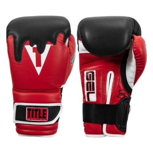 Preview: TITLE Boxing Premium Boxhandschuhe Gel Lava