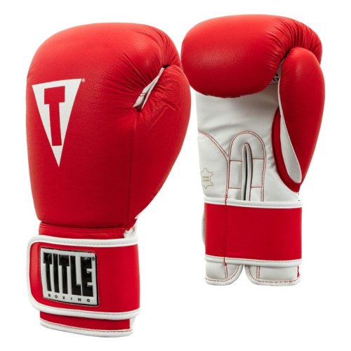 Boxing TITLE 3.0 Pro Style ✓ | Rot/Weiß Training kaufen Boxhandschuhe EMPAROR