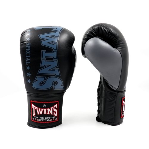 Preview: Twins Boxhandschuhe BGLL8 Laced Schwarz