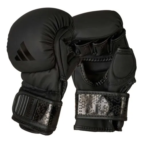 Adidas MMA Sparring Handschuhe Combat 50 Schwarz/Schwarz