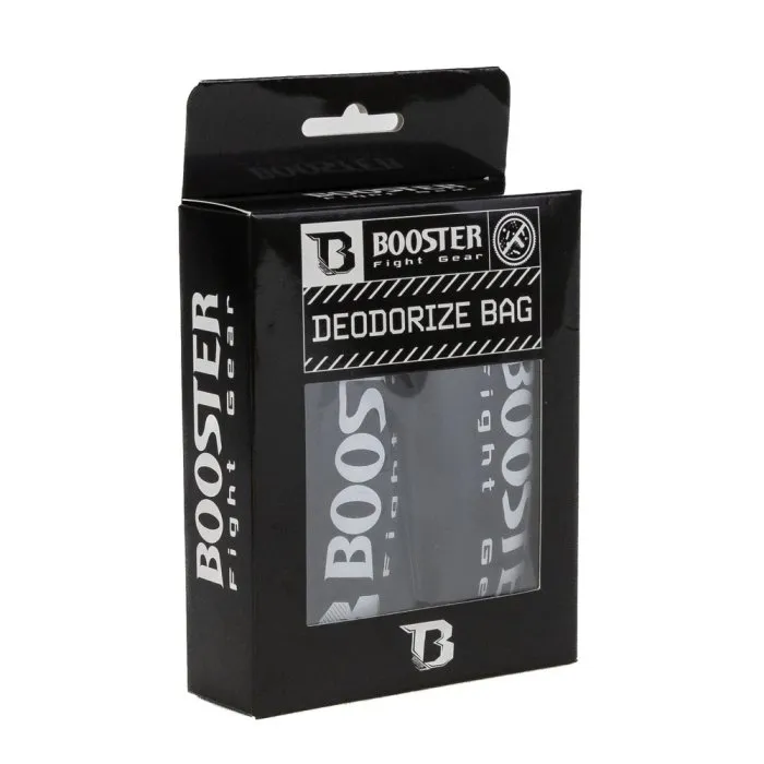 Booster odor remover for boxing gloves