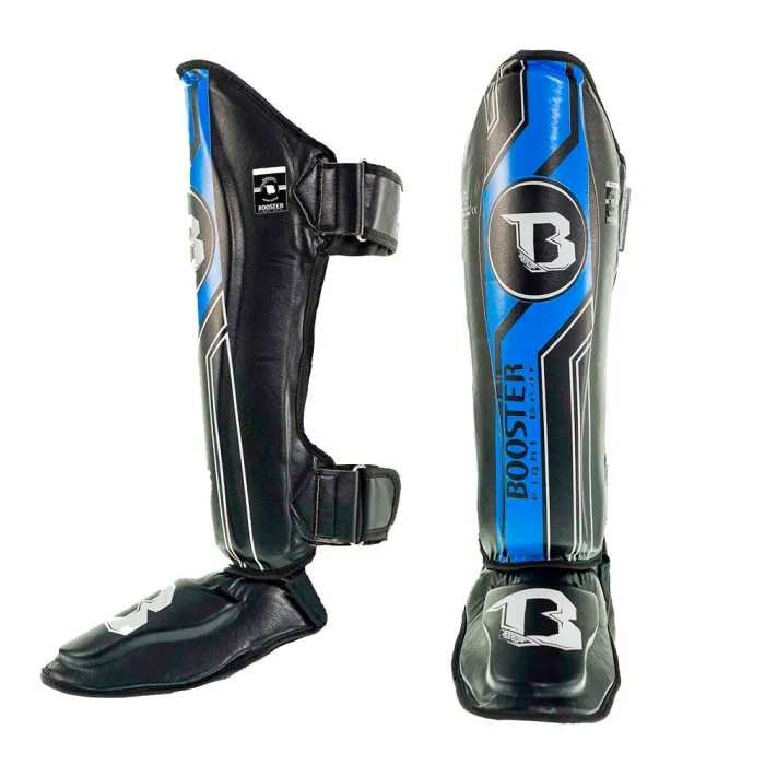 Booster Fightgear Schienbeinschoner BSG V9 Schwarz/Blau