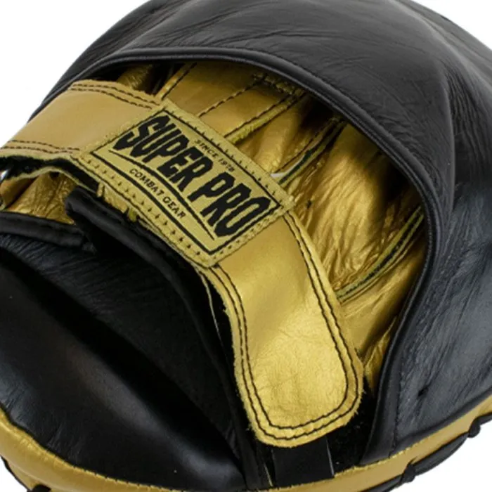 Super Pro Focus Pads Micro Mitts Black/Gold